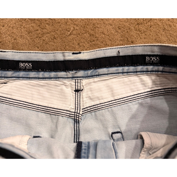 Boss Hugo Boss Jeans Mens Alabama Regular Fit 35x29 Faded Blue Style Retail-$165 - Picture 8 of 10